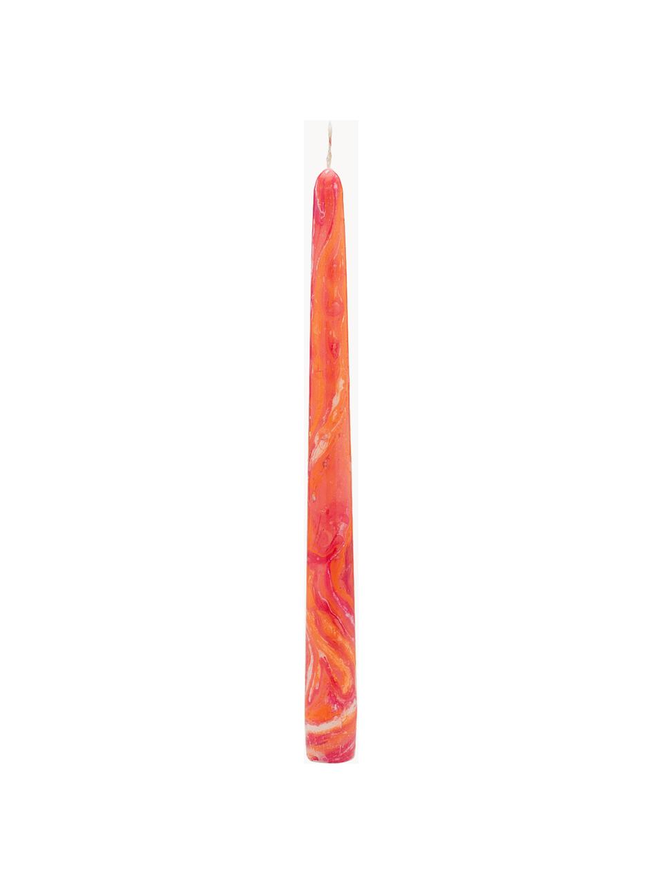 Candele a bastoncino Afterglow Melange 2 pz, Cera, Arancione, rosa, Alt. 26 cm