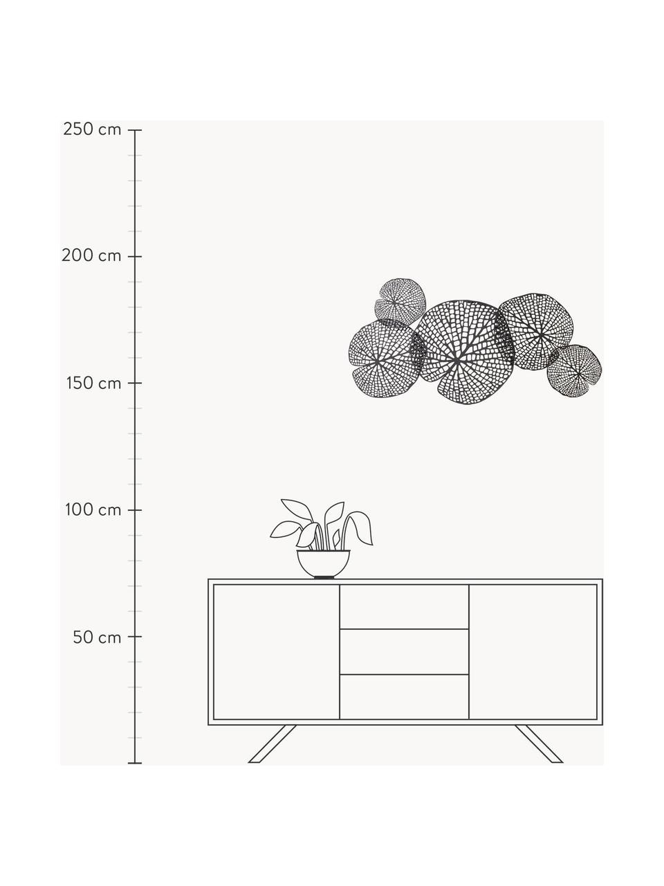 Decorazione da parete Tereza, Metallo, Marrone, Larg. 97 x Alt. 50 cm