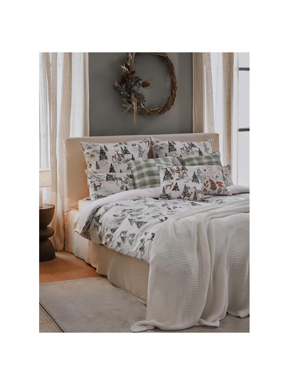 Perkálová posteľná bielizeň z organickej bavlny Forest od Candice Gray, Viacfarebná