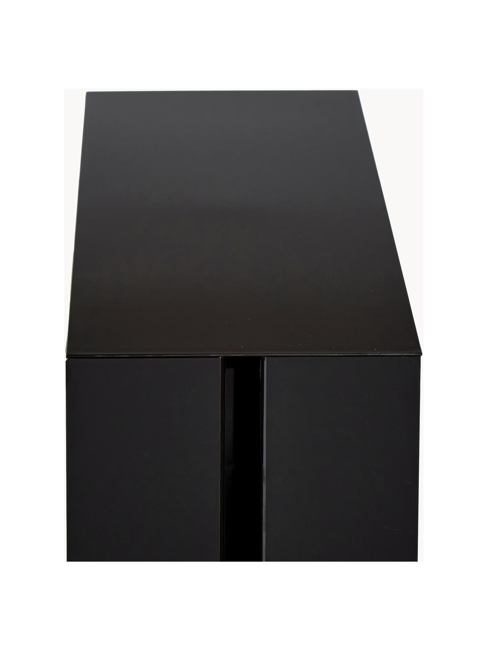 Pudełko na kable Web, Tworzywo sztuczne (poliwęglan), poliresing, Czarny, S 40 x W 15 cm