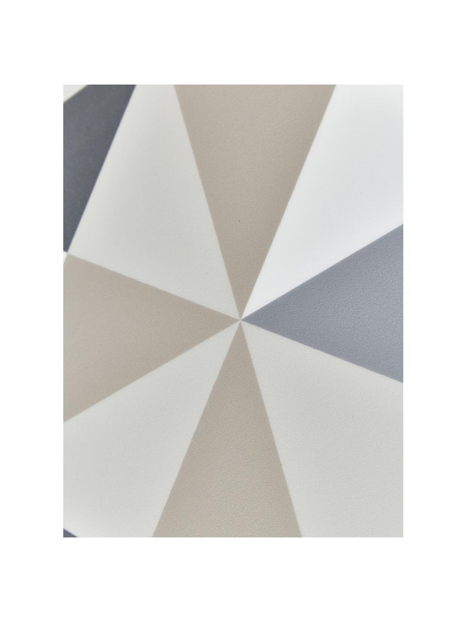 Natte antidérapante en vinyle Haakon, Vinyle, recyclable, Tons gris et beige, larg. 65 x long. 255 cm