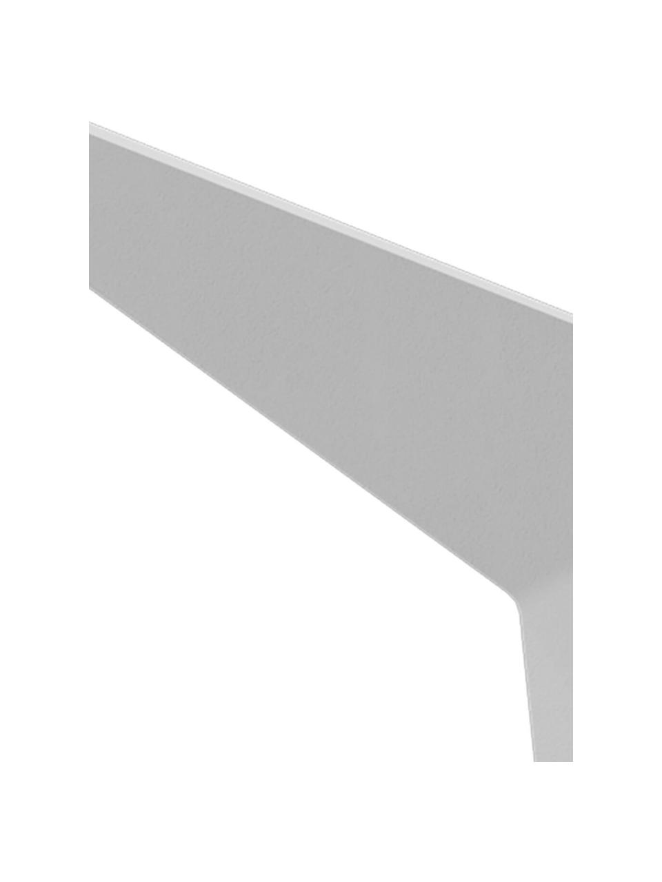 Applique a LED Trame, Paralume: vetro, Struttura: metallo rivestito, Bianco, Larg. 25 x Alt. 21 cm