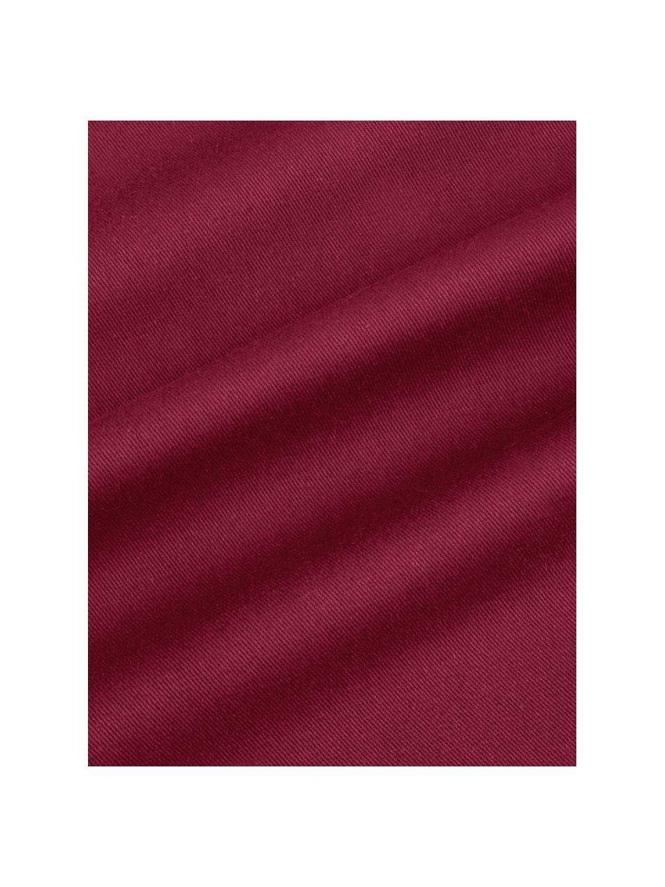 Baumwoll-Kissenhülle Mads in Rot, 100% Baumwolle, Rot, 30 x 50 cm