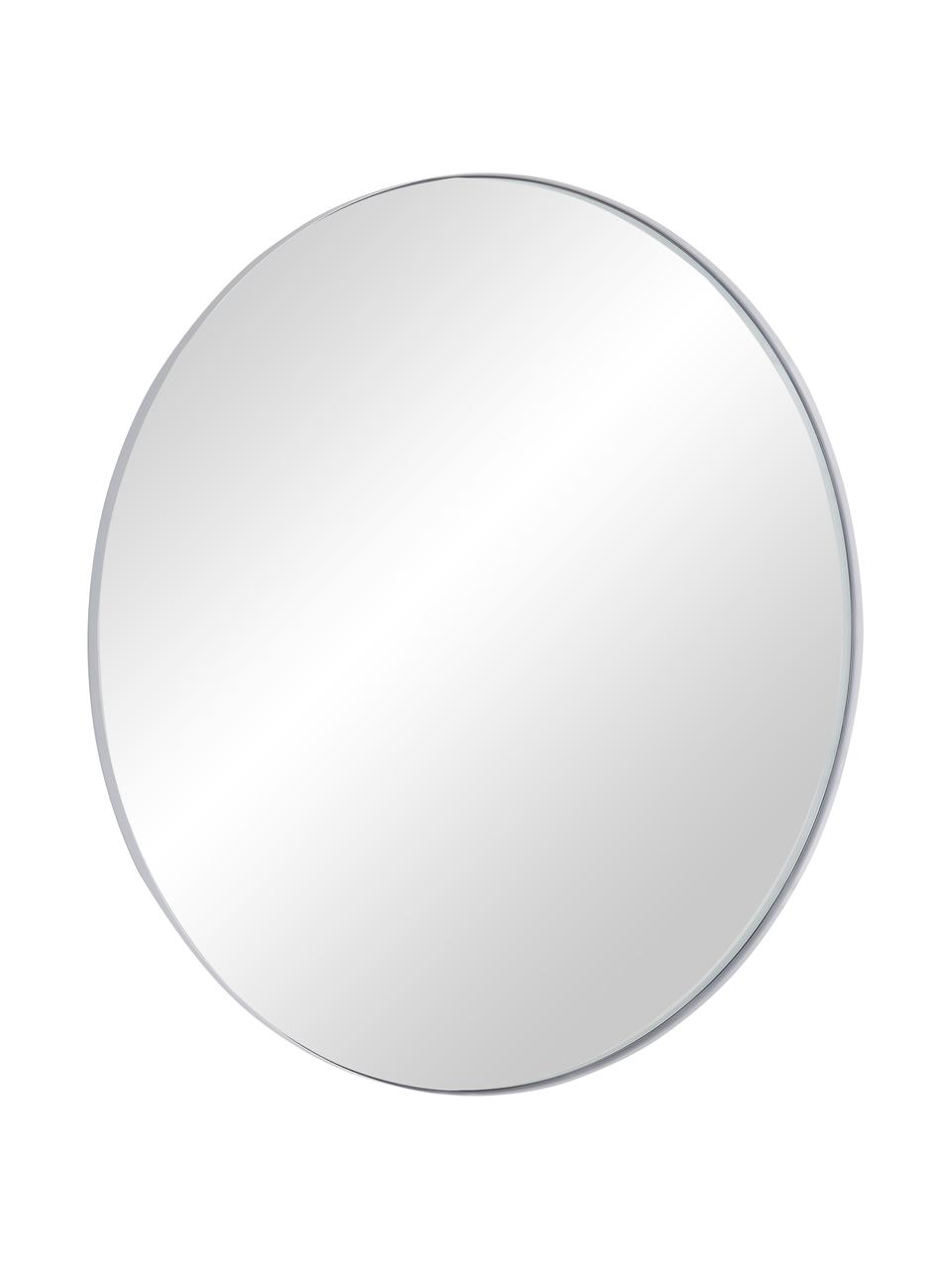 Okrúhle zrkadlo s bielym rámom Ivy, Biela