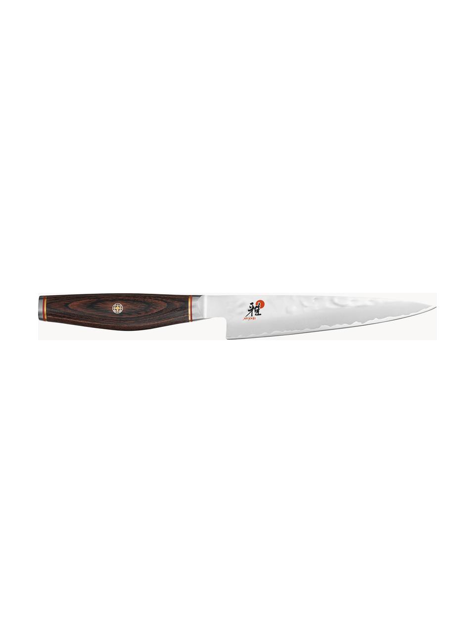 Shotoh mes Miyabi, Mes: staalkwaliteit MC63, Zilverkleurig, donker hout, L 24 cm