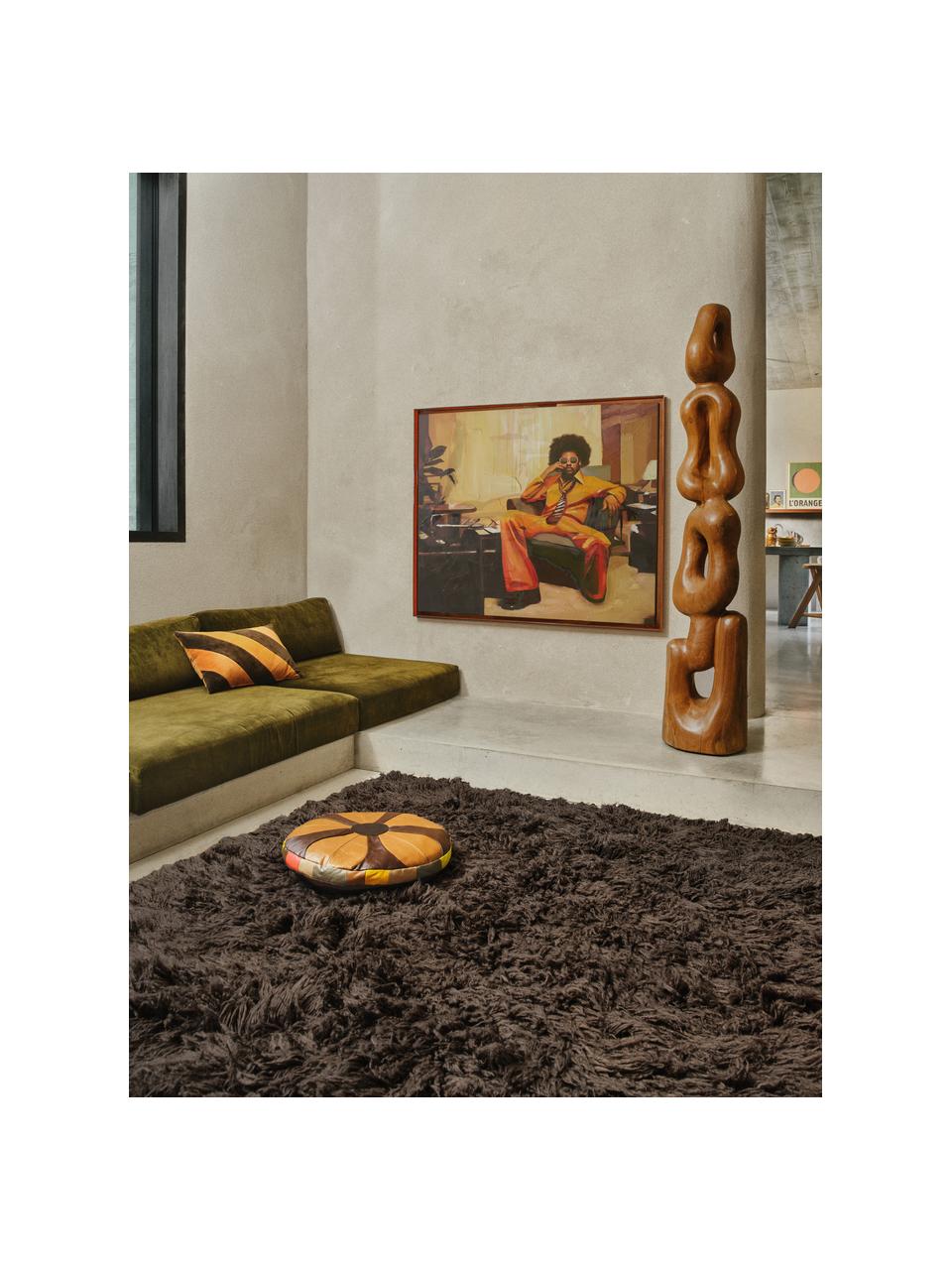 Handgemaltes Leinwandbild Higher mit Holzrahmen, Rahmen: Holz, lackiert, Büro, B 152 x H 127 cm