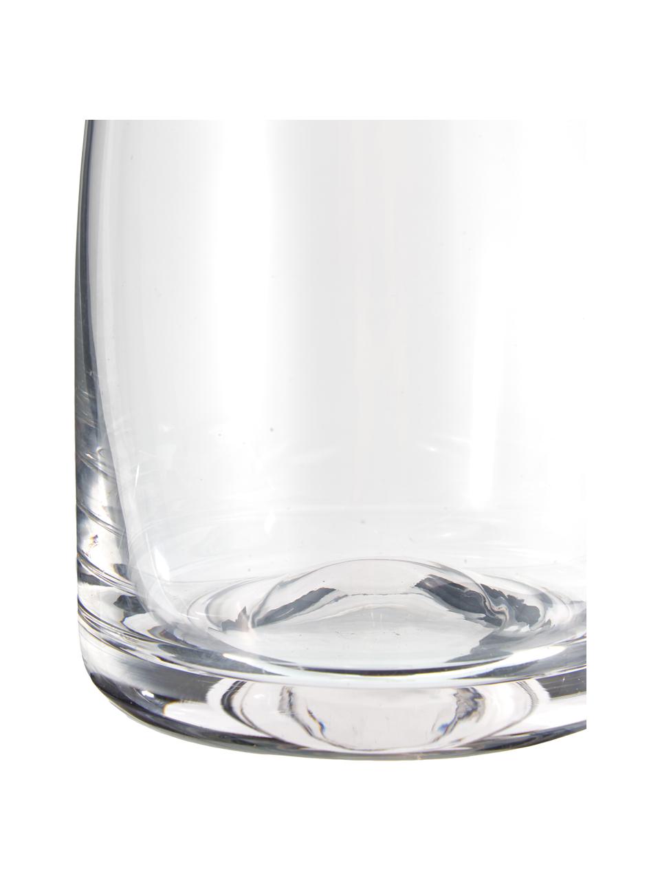 Bottiglia in vetro Flow, 1 L, Vetro, Trasparente, 1 L