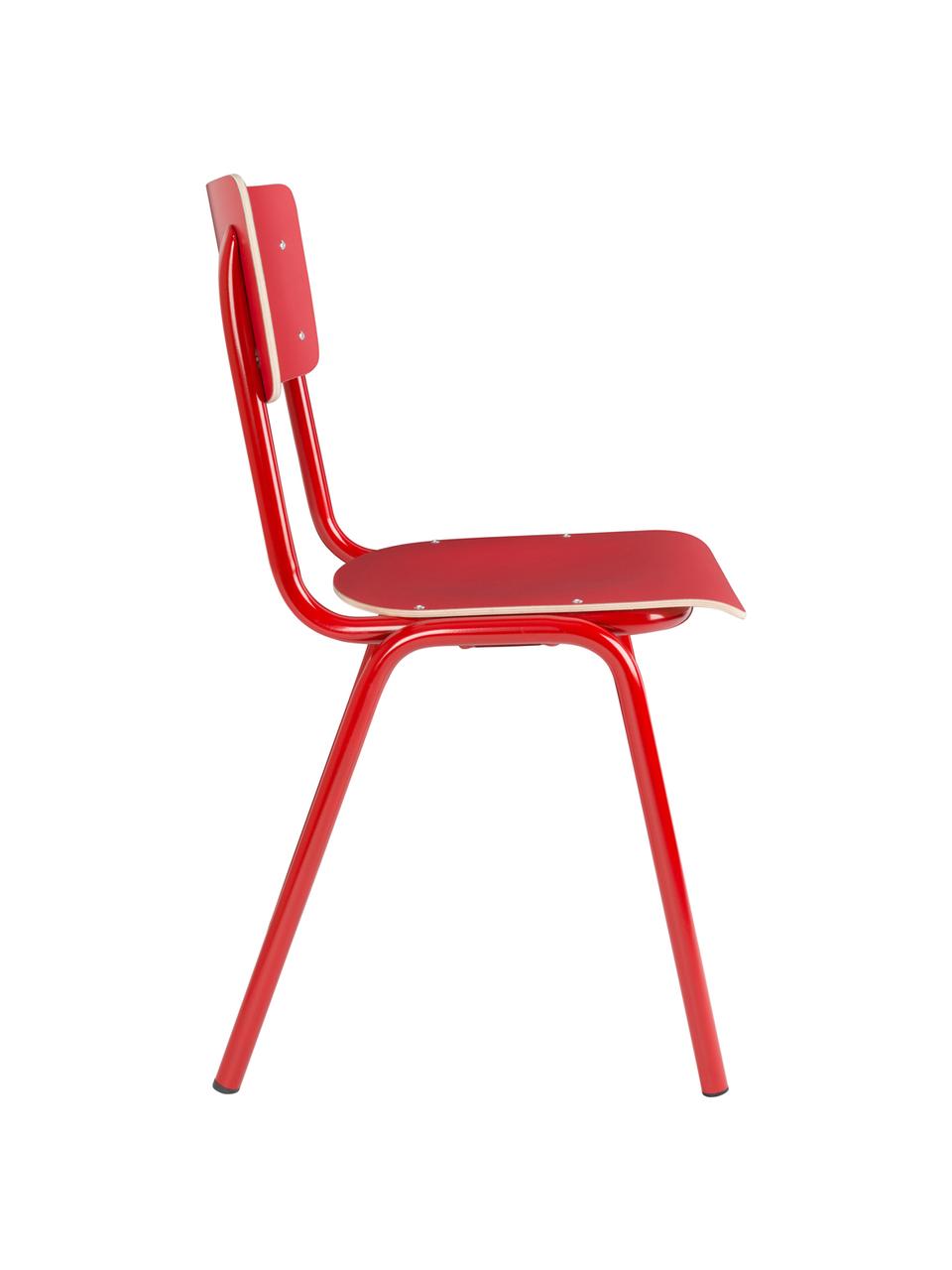 Chaise rouge Back to School, Rouge