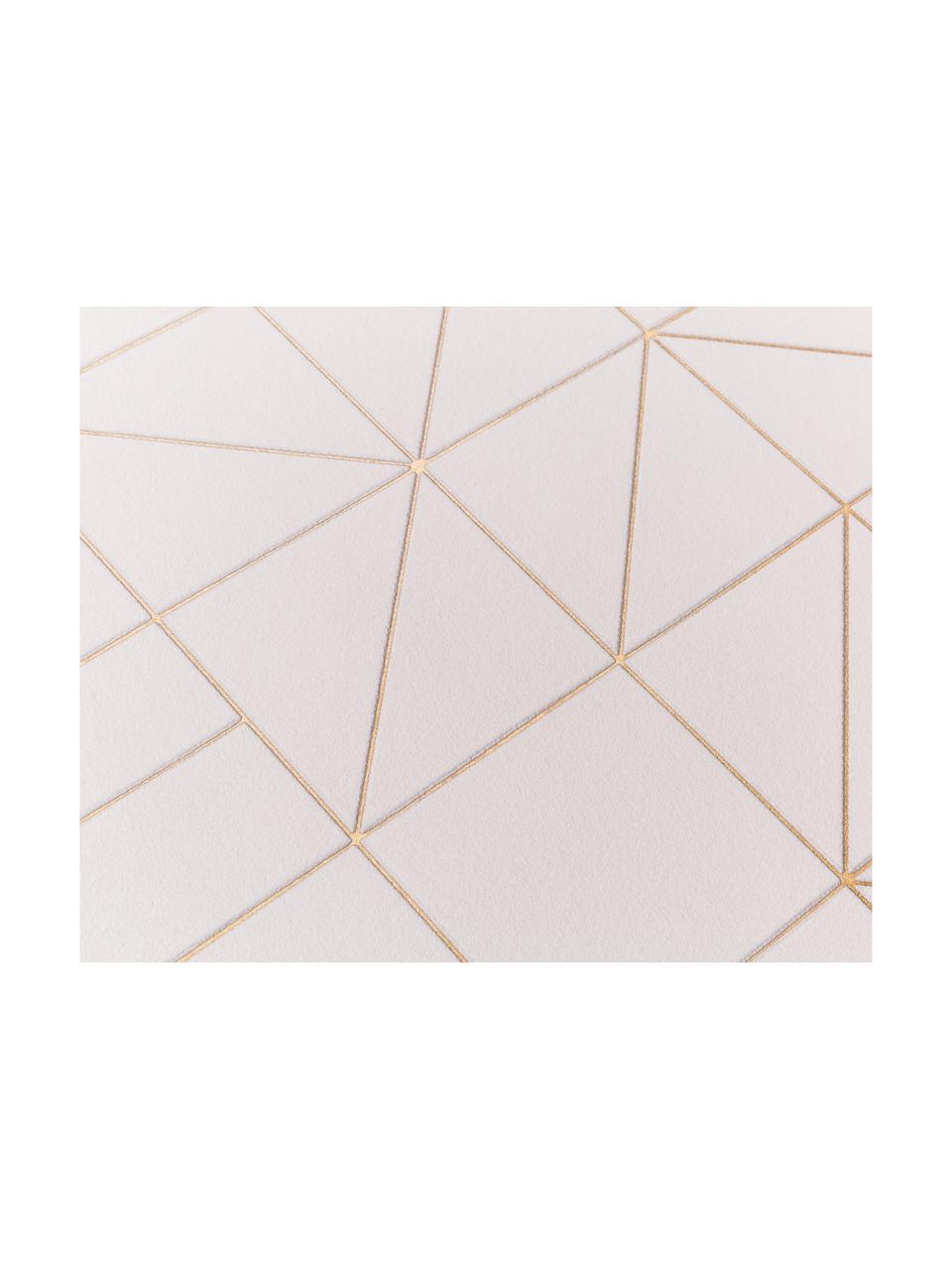 Tapeta Diamond, Włóknina, Blady różowy, odcienie złotego, błyszczący, S 53 x D 1005 cm