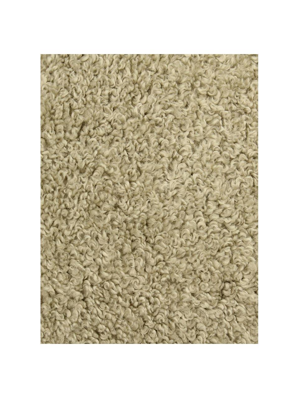 Coussin décoratif rectangulaire Teddy, Beige