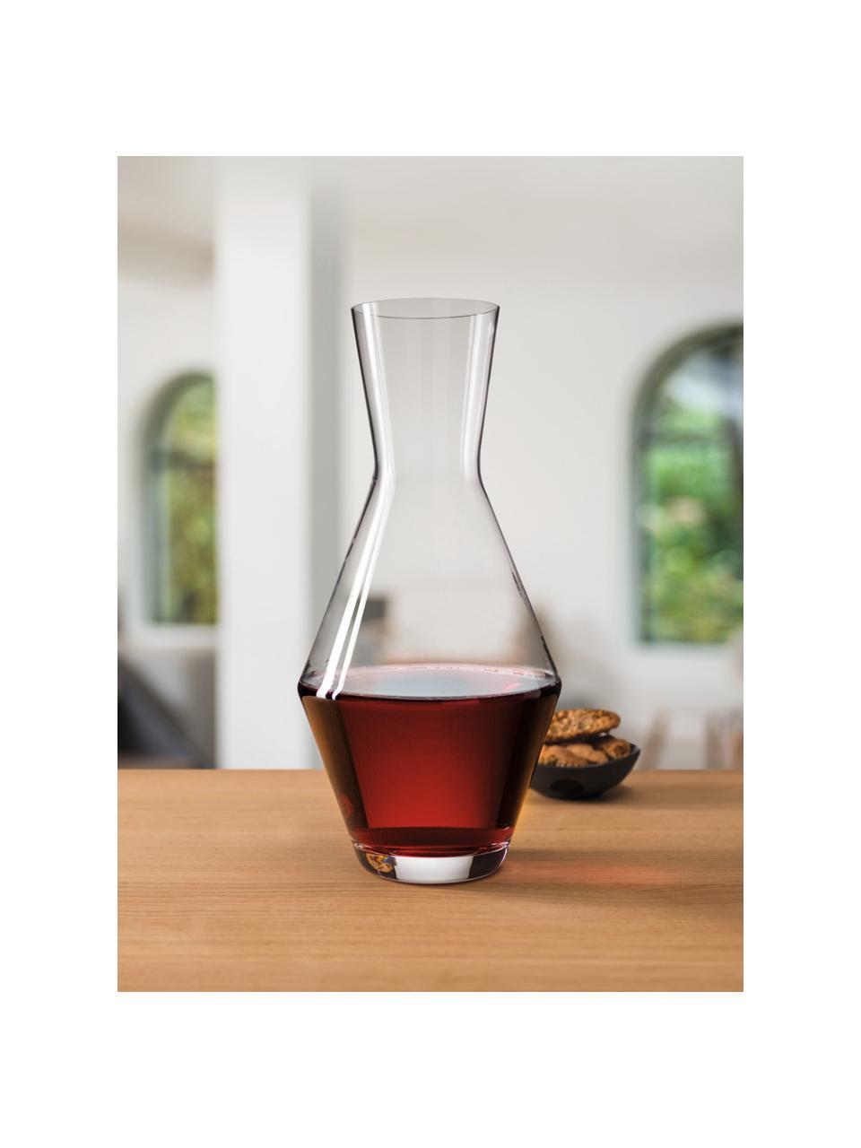 Carafe en cristal Puccini, 1,4 l, Cristal, Transparent, Ø 13 x haut. 29 cm