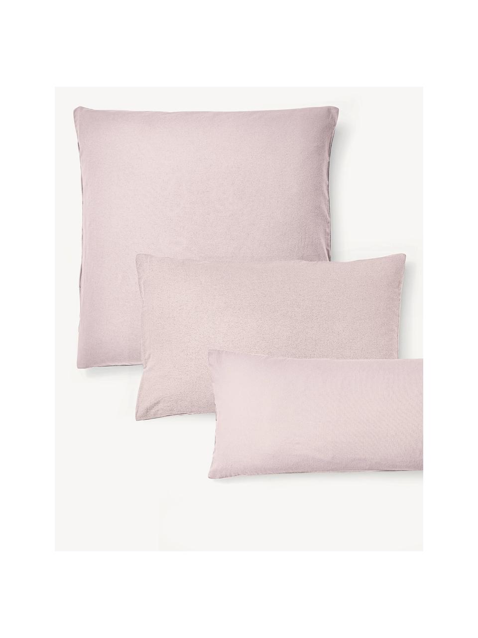 Funda de almohada de franela Biba, Rosa claro, An 45 x L 110 cm