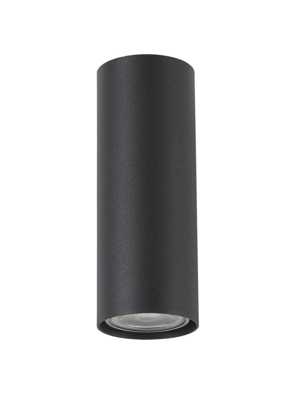 Wandstrahler Paul, Lampenschirm: Metall, pulverbeschichtet, Schwarz, B 6 x H 16 cm