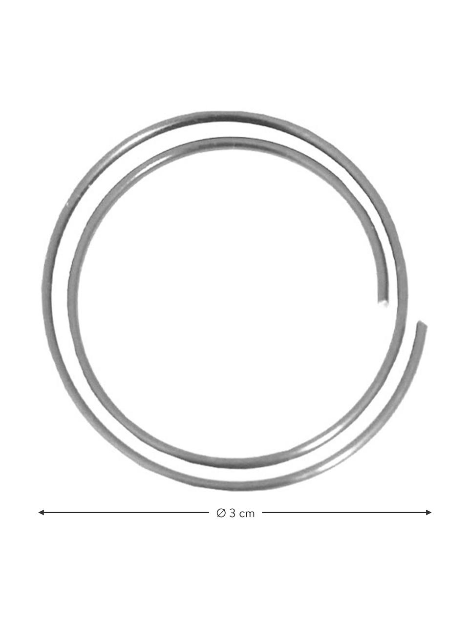 Bureauklemmenset Geometria, 9-delig, Gelakt metaal, Metaalkleurig, 3 x 3 cm