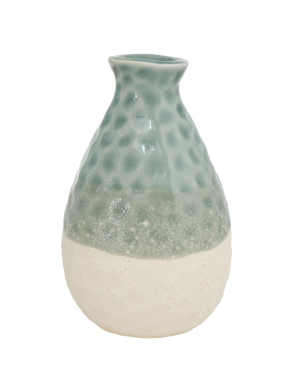 Petit vase Carney, 2 élém., Vert, beige