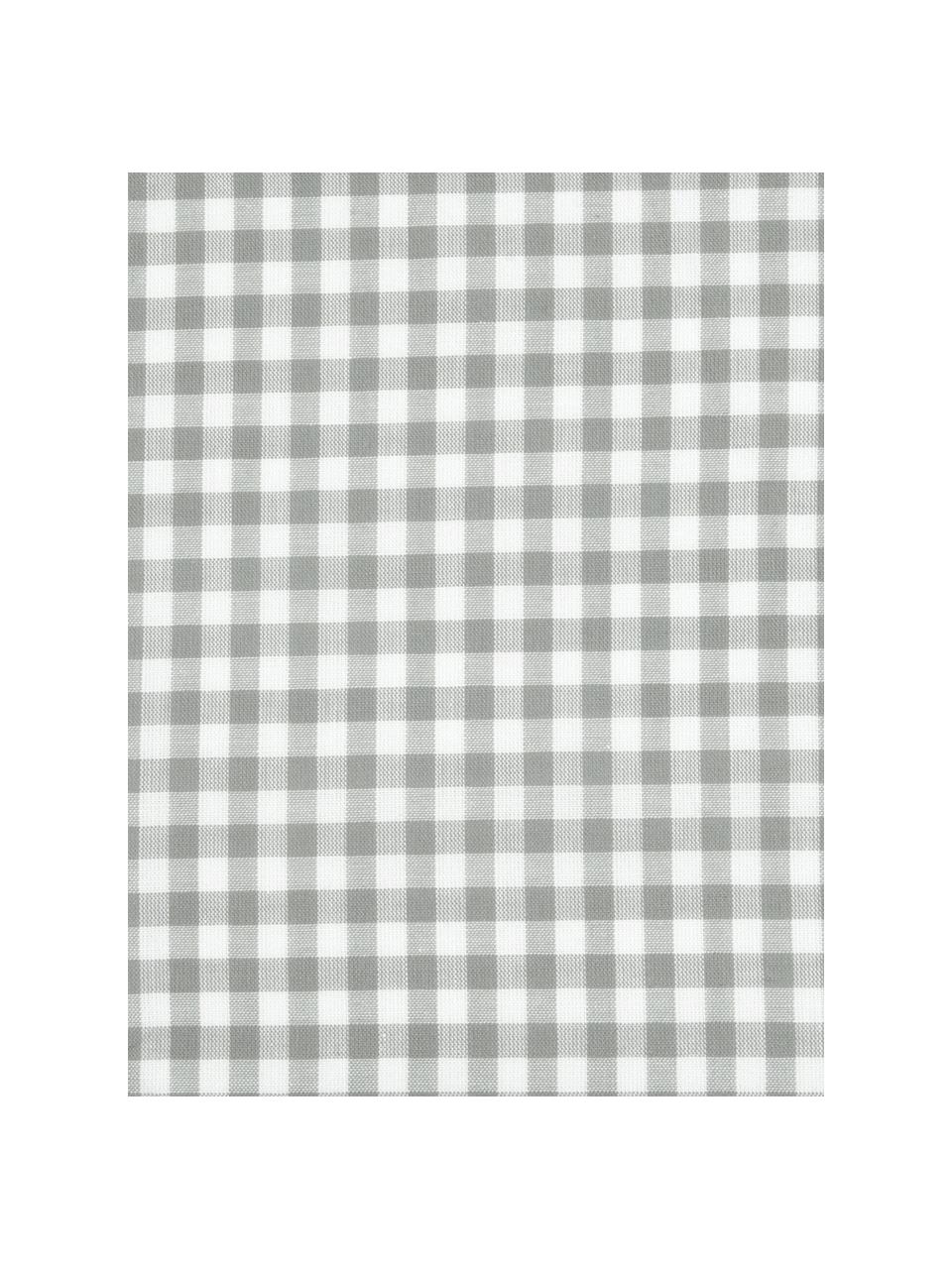 Taie d'oreiller 50x70 coton Scotty, 2 pièces, Coton, Gris clair/blanc, 50 x 70 cm