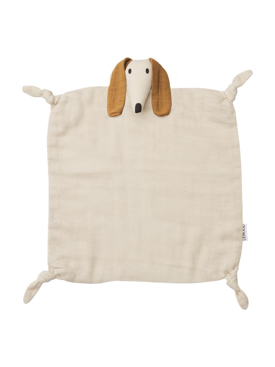 Doudou Agnete, Beige, brun, larg. 35 x long. 35 cm