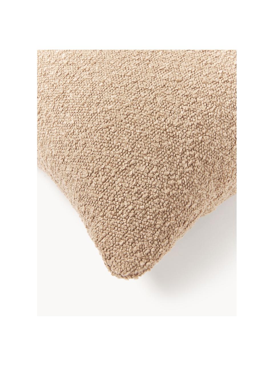 Bouclé-Sofa-Kissen Lena, Hülle: Bouclé (93 % Polyester, 6, Bouclé Beige, B 50 x L 50 cm