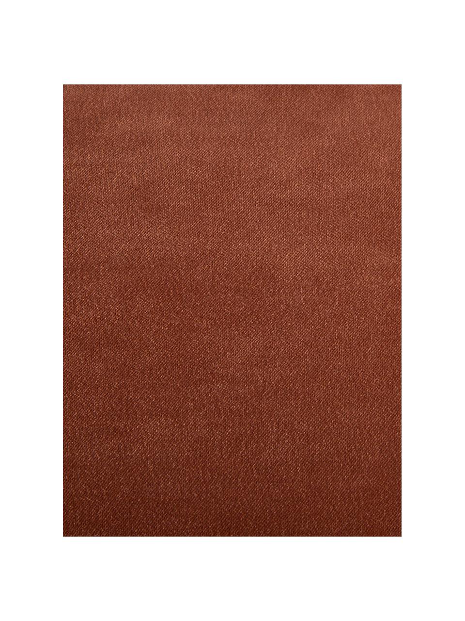 Samt-Sofa Magnolia (3-Sitzer) mit Metall-Füßen, Bezug: Samt (100% Polyester), Füße: Metall, pulverbeschichtet, Samt Rot, B 225 x T 94 cm