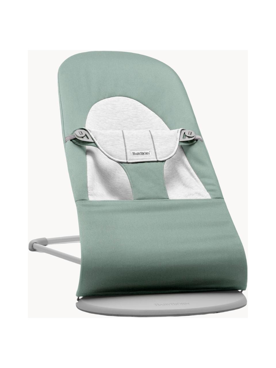 Seggiolino Balance Soft, Struttura: 79% metallo, 21% plastica, Verde salvia, grigio chiaro, Larg. 35 x Prof. 56 cm