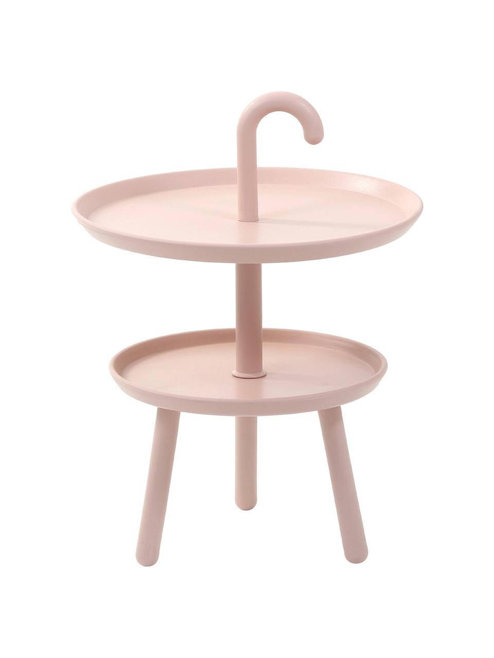 Petite table d'appoint en plastique Rodi, Rose