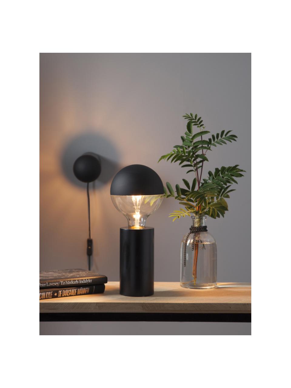 E27 Leuchtmittel, dimmbar, warmweiß, 1 Stück, Leuchtmittelschirm: Glas, Leuchtmittelfassung: Aluminium, Schwarz, Transparent, Ø 10 x 260 lm