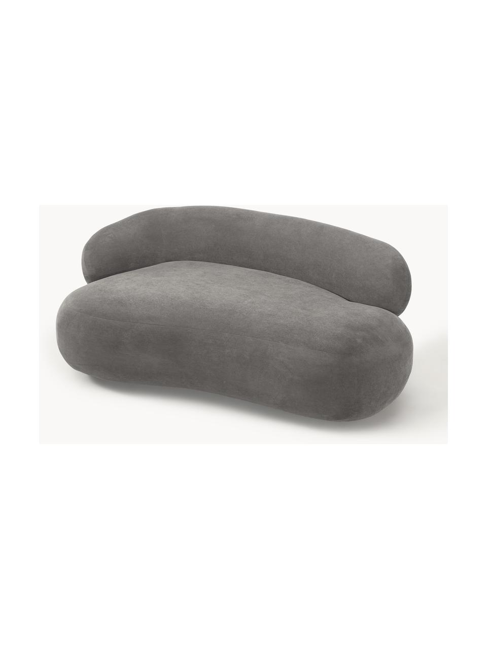 Sofa Alba (2-osobowa), Tapicerka: 97% poliester, 3% nylon D, Stelaż: lite drewno świerkowe, sk, Nogi: tworzywo sztuczne Ten pro, Taupe tkanina, S 185 x G 114 cm, oparcie lewostronne