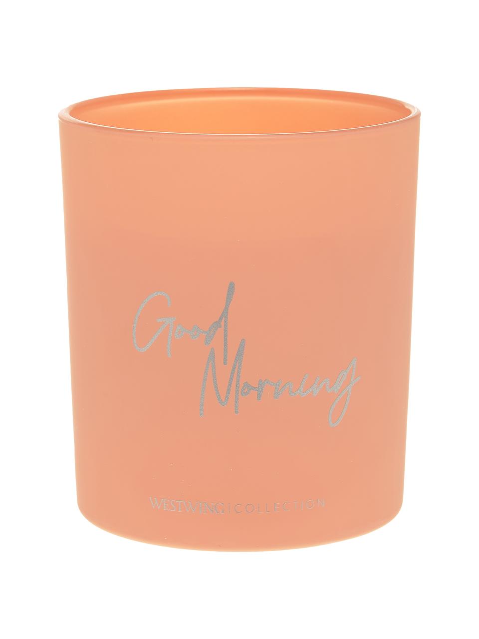 Geurkaars Good Morning: Floral Amber, Houder: glas, Roze, Ø 9 x H 10 cm