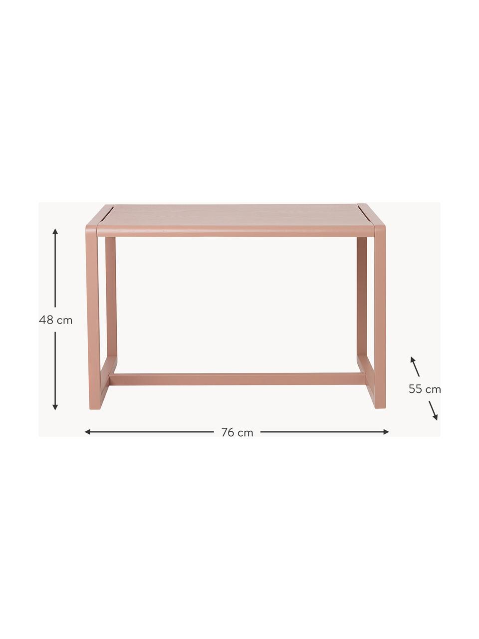 Holz-Kindertisch Little Architect, Eschenholz, Eschenholzfurnier, Mitteldichte Holzfaserplatte (MDF)

Dieses Produkt wird aus nachhaltig gewonnenem, FSC®-zertifiziertem Holz gefertigt., Hellrosa, B 76 x T 55 cm