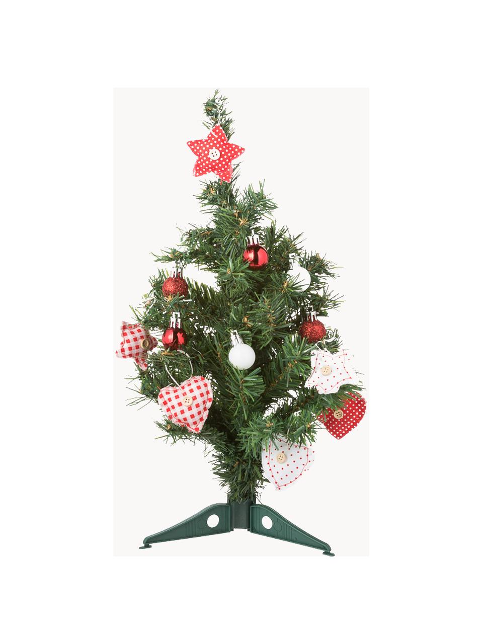 Kleiner künstlicher Weihnachtsbaum Violett H 60 cm, Dunkelgrün, H 60 cm