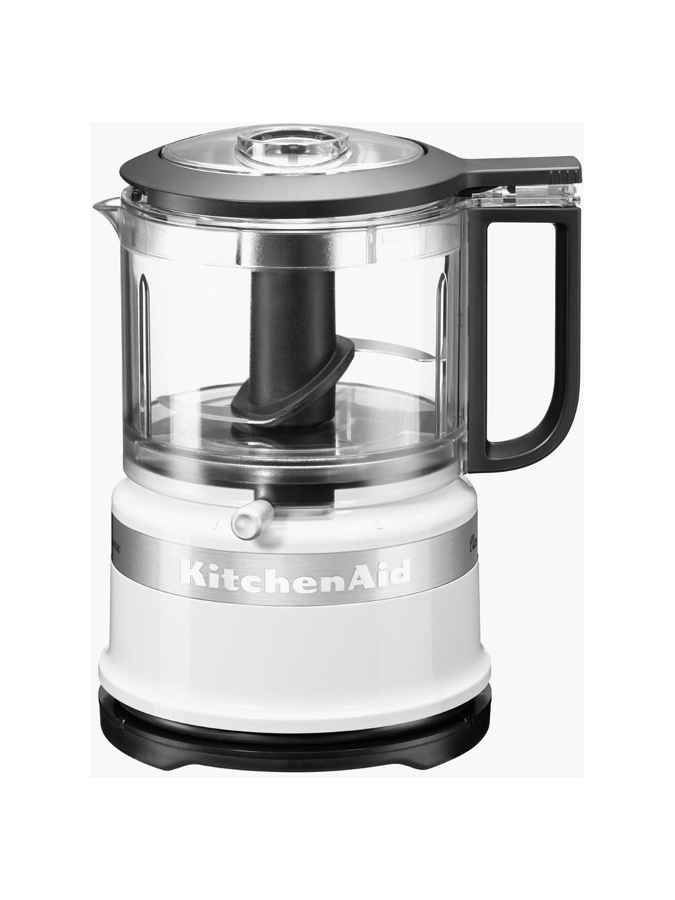 Food Processor KitchenAid Mini, Gehäuse: Kunststoff, Weiß, glänzend, B 18 x H 22 cm