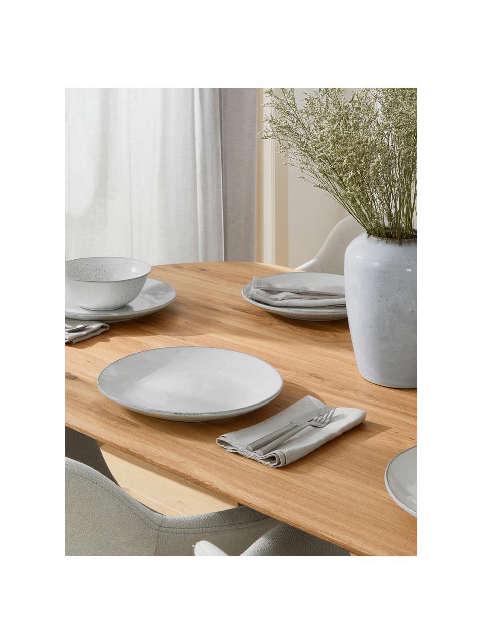 Sottopiatto fatto a mano Nordic Sand 4 pz, Gres, Grigio, tonalità beige, Ø 31 cm