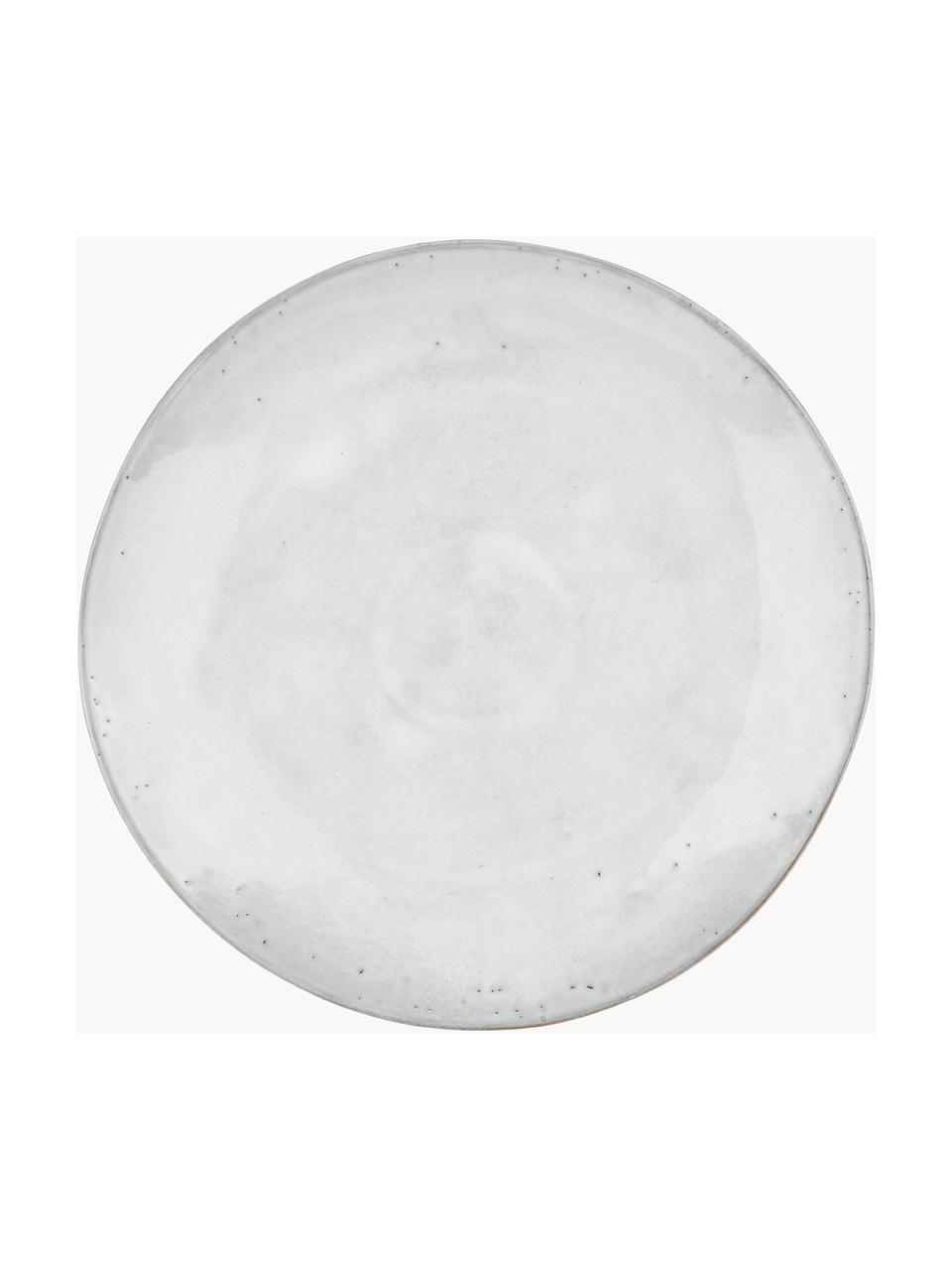 Dessous-de-plat artisanaux Nordic Sand, 4 pièces, Grès cérame, Gris clair, Ø 31 cm