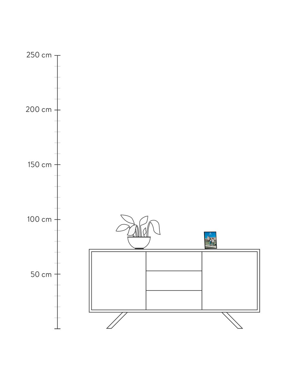 Fotorámeček Ivanka, Černá, Š 10 cm, D 15 cm