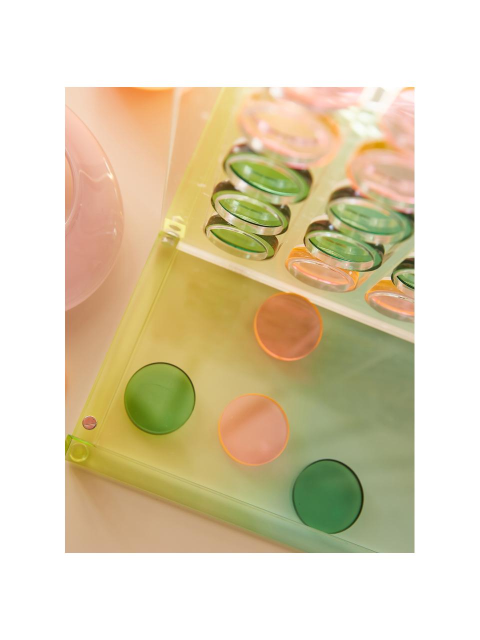 Gioco da tavolo Sherbert, Plastica, Trasparente, rosa chiaro, verde, azzurro, Larg. 29 x Alt. 23 cm
