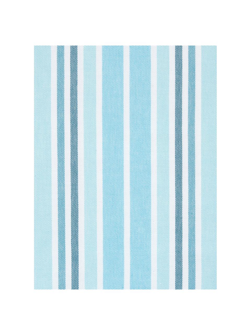 Poszewka na poduszkę Lin, 100% bawełna, Kremowobiały, niebieski, S 30 x D 50 cm