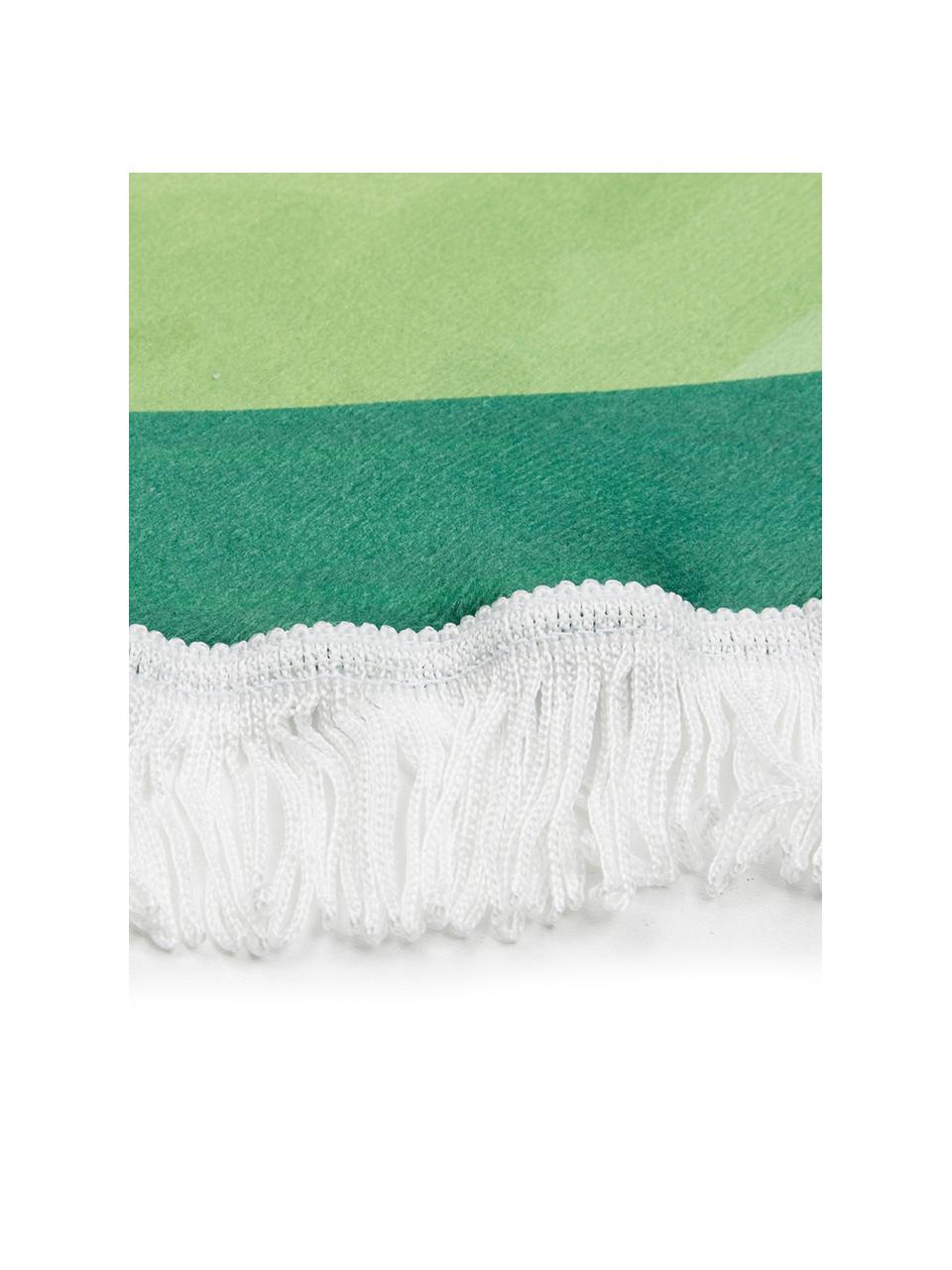 Ręcznik plażowy okrągły Melon, 55% poliester, 45% bawełna
Bardzo niska gramatura 340 g/m², Ciemny zielony, jasny zielony, czerwony, Ø 150 cm