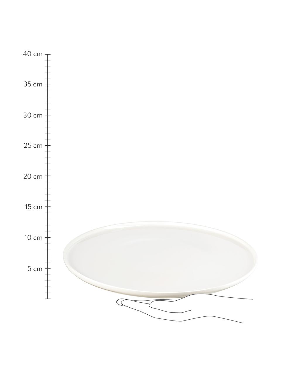 Bajopatos de porcelana Fine Bone China Oco, 6 uds., Porcelana Fine Bone China (fina de hueso)
Fine Bone China es una pasta de porcelana fosfática que se caracteriza por su brillo radiante y translúcido, Marfil, Ø 32 cm