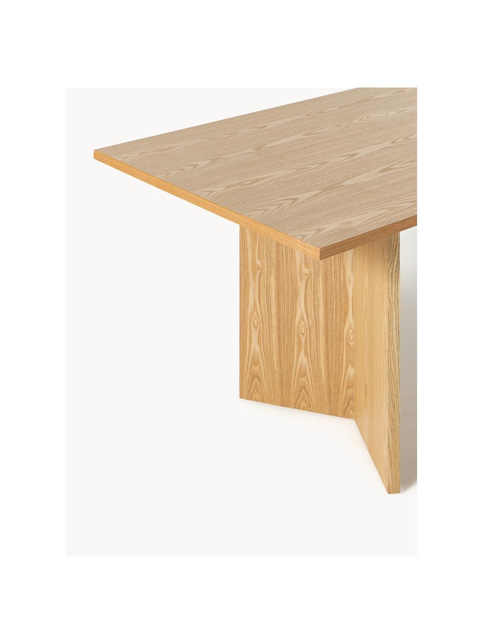 Jídelní stůl Toni, 200 x 90 cn, Lakovaná MDF deska (dřevovláknitá deska střední hustoty) s dubovou dýhou, Světlé dřevo, Š 200 cm, V 75 cm