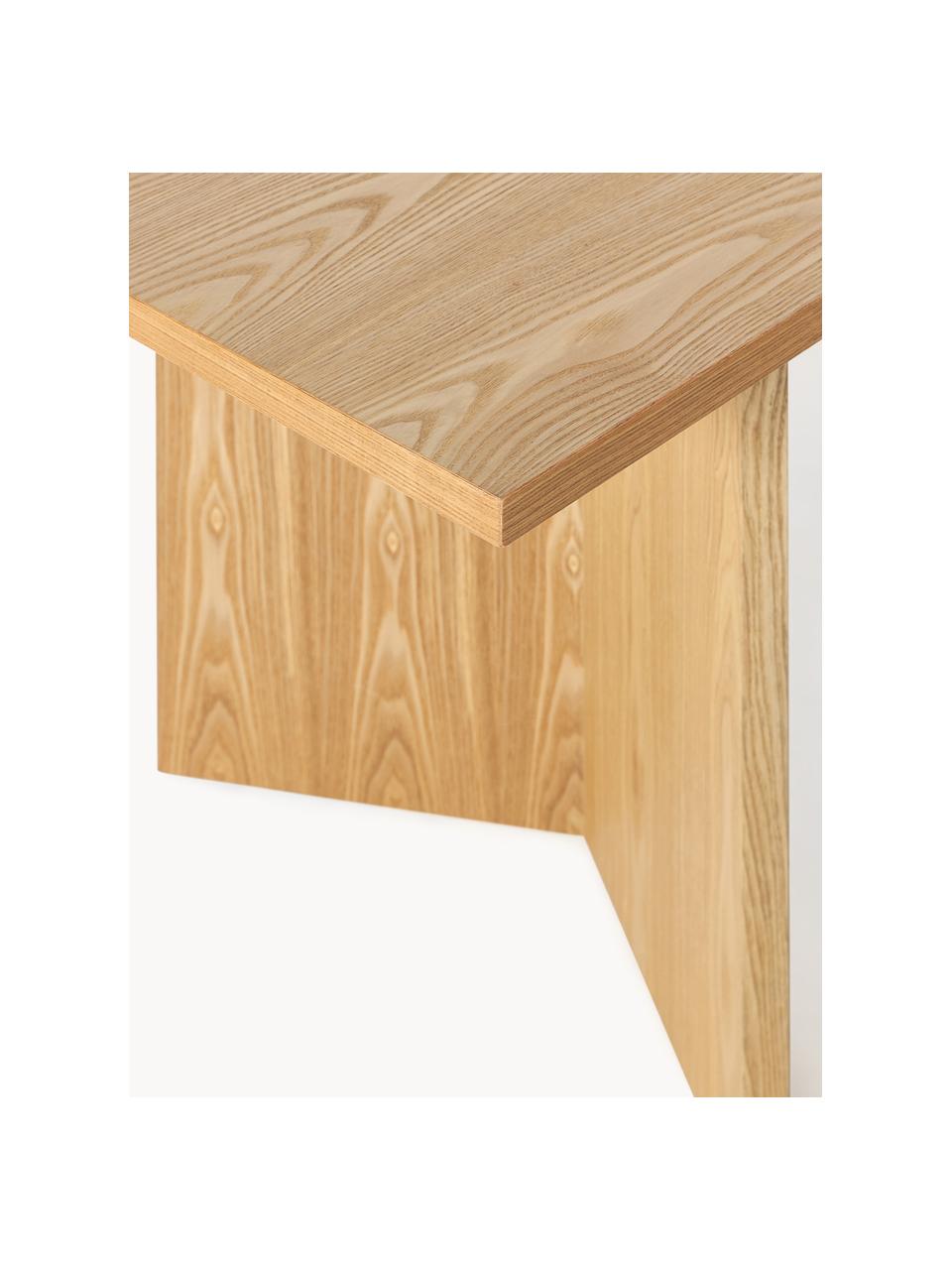 Jídelní stůl Toni, 200 x 90 cn, Lakovaná MDF deska (dřevovláknitá deska střední hustoty) s dubovou dýhou, Světlé dřevo, Š 200 cm, V 75 cm