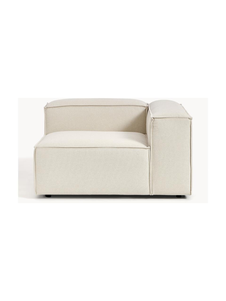 Módulo de esquina sofá Lennon, Tapizado: 100% poliéster Alta resis, Estructura: madera contrachapada de p, Patas: plástico Este producto es, Tejido Off White, An 119 x F 119 cm, chaise longue izquierda