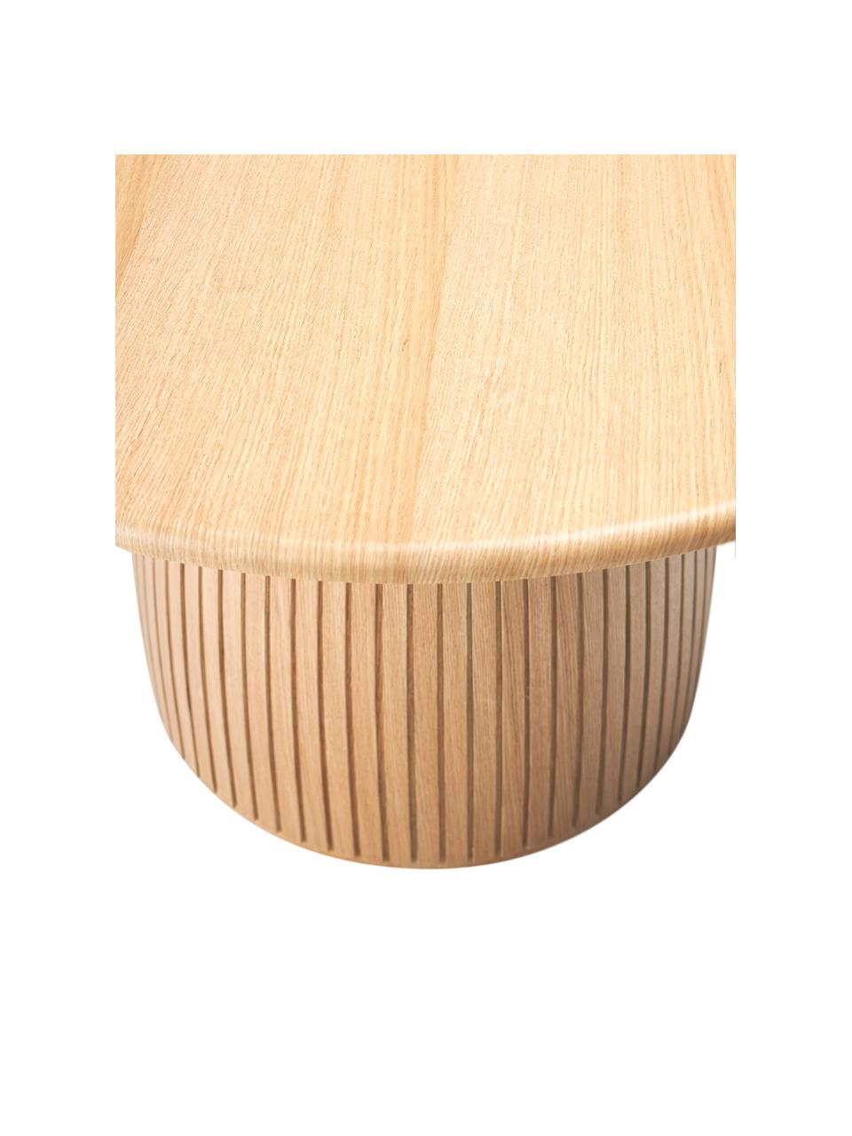 Runder Esstisch Nelly mit Rillenstruktur, in verschiedenen Grössen, Eichenholzfurnier, mit Mitteldichte Holzfaserplatte (MDF)

Dieses Produkt wird aus nachhaltig gewonnenem, FSC®-zertifiziertem Holz gefertigt., Eichenholz, Ø 140 cm