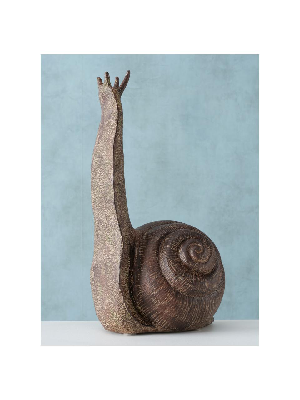 Figura decorativa Broca, Plástico, Marrón, An 14 x Al 27 cm