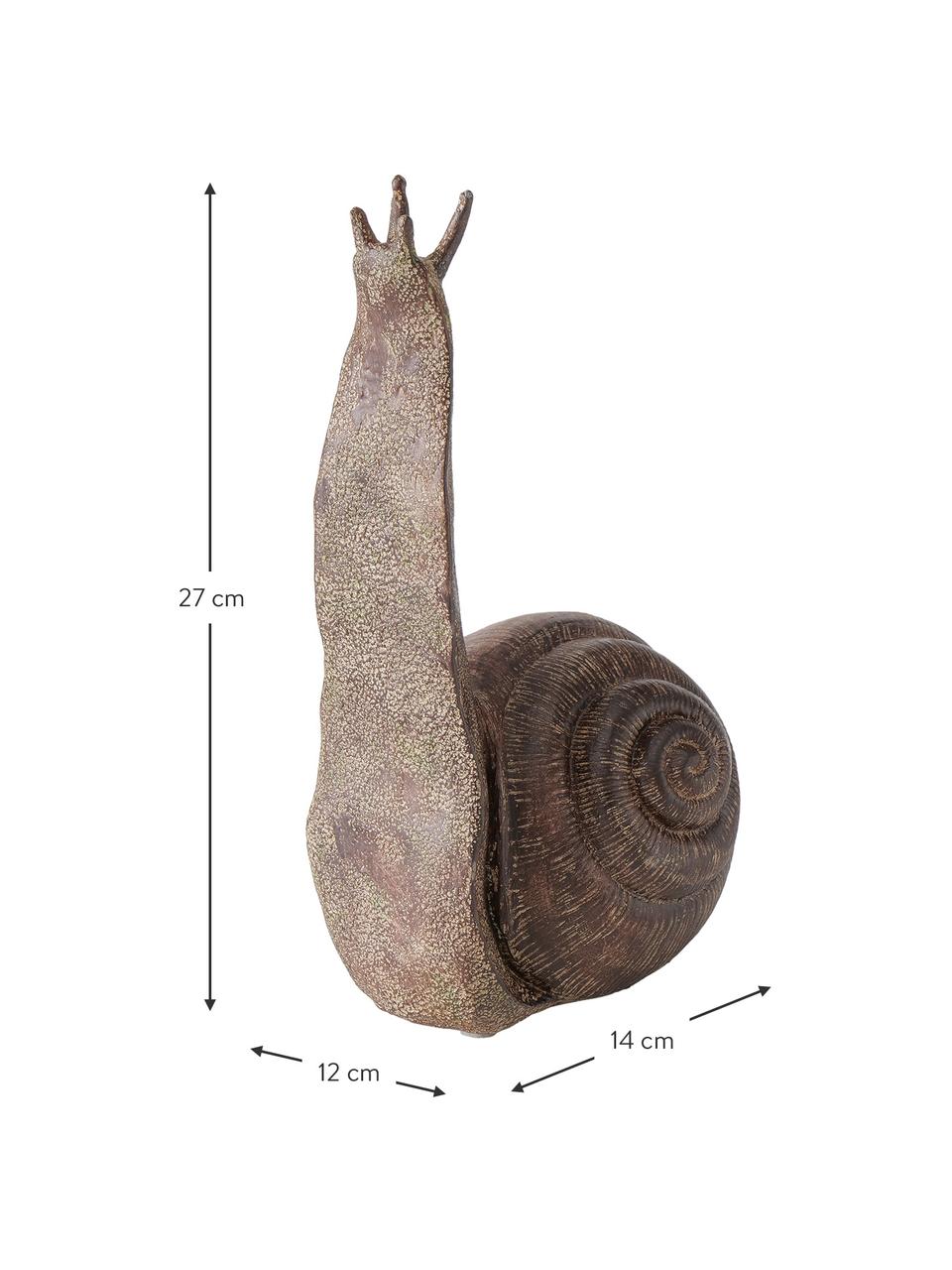 Dekorácia Broca, Umelá hmota, Hnedá, Š 14 x V 27 cm