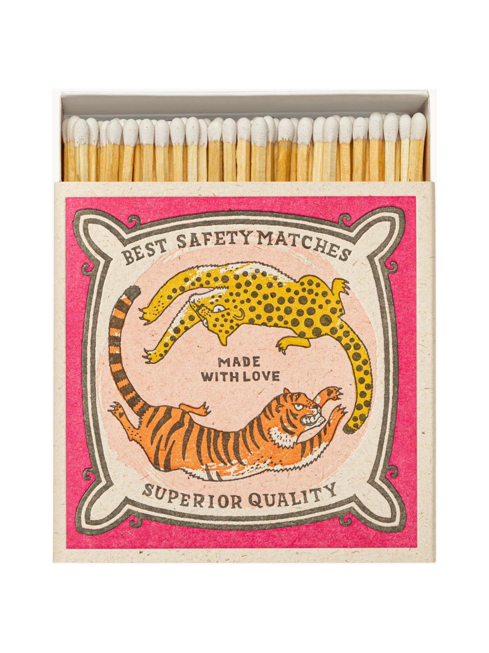 Design Streichholzschachtel Chasing Big Cats, Box: Karton Dieses Produkt wir, Chasing Big Cats, B 11 x H 11 cm