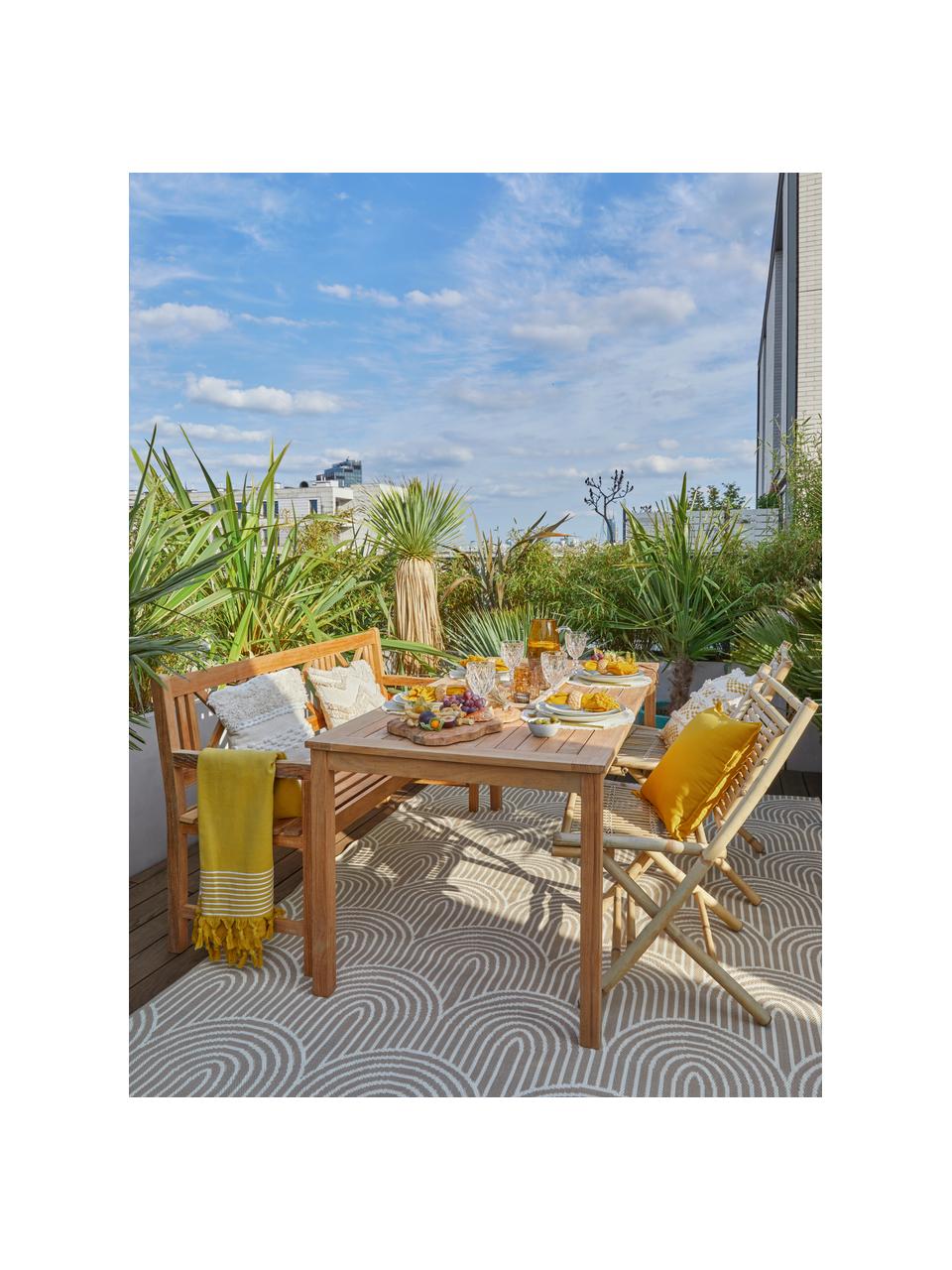 Mesa de madera de teca para exterior Rosenborg, 165 x 80 cm, Madera de teca lijada
Certificado V-Legal, Madera de teca, An 165 x Al 75 cm