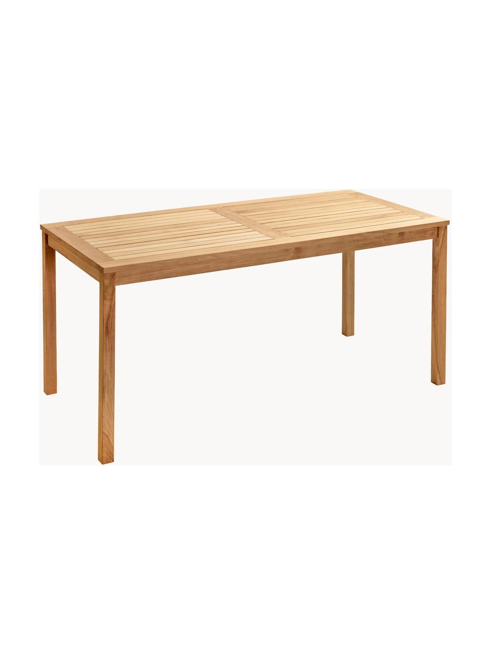 Table de jardin en bois de teck Rosenborg, 165 x 80 cm, Bois de teck, poncé
Certifié V-Legal, Bois de teck, larg. 165 x haut. 75 cm