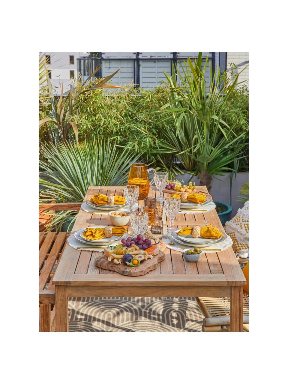 Zahradní jídelní stůl z teakového dřeva Rosenborg, 165 x 80 cm, Broušené teakové dřevo
Certifikace V-Legal, Teakové dřevo, Š 165 cm, V 75 cm