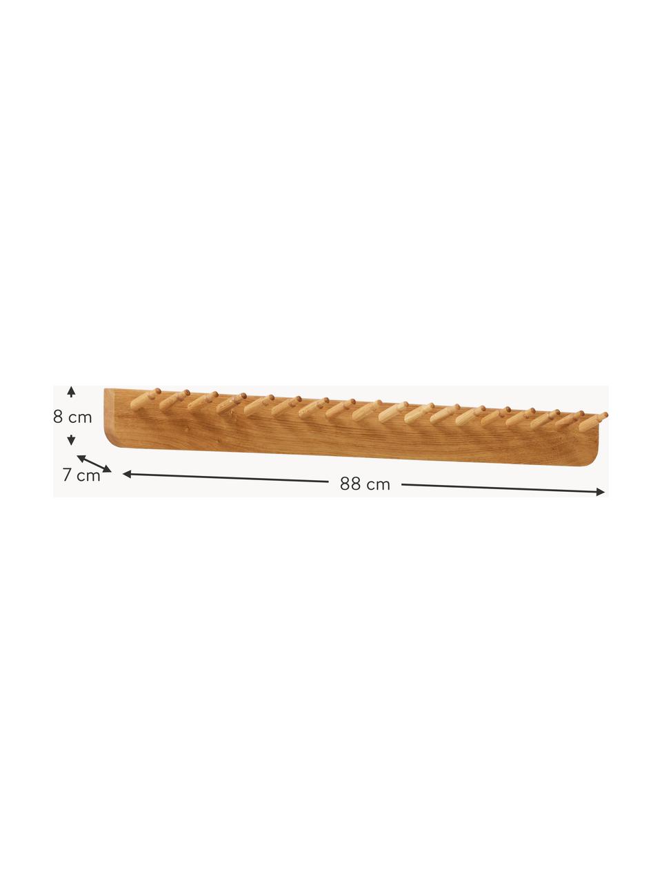 Appendiabiti in legno di quercia Echo, larg. 88 cm, Legno di quercia, Legno di quercia, Larg. 88 cm