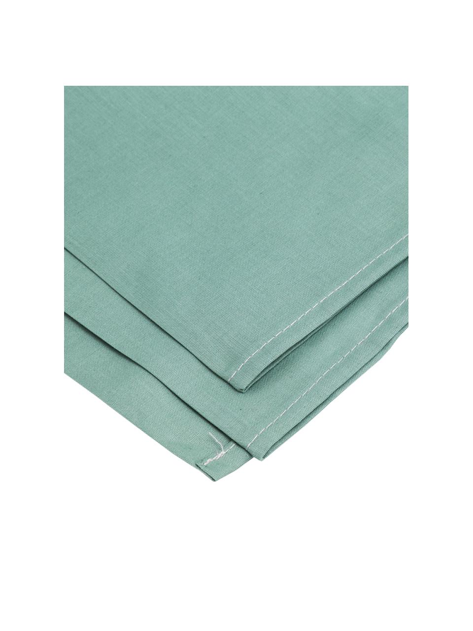 Ropa de cama de renforcé Lenare, Verde roseda, Cama 135/140 cm (180 x 290 cm)